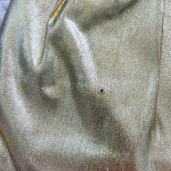 Vintage 1950s Gold Lamé Evening Bag - Picture 13 of 15